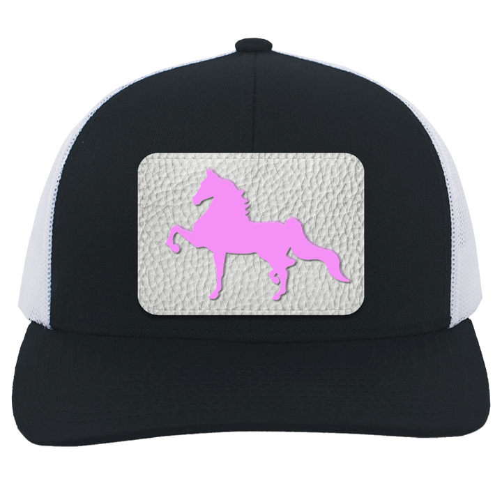 AMERICAN SADDLEBRED PINK 104C Trucker Snap Back - Patch