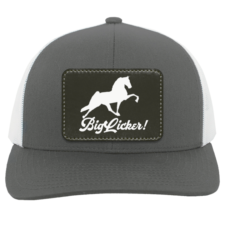 BIG LICKER PATCH HATTRUCKER HAT ( THREE SHAPES-12 COLORS AND STYLES)