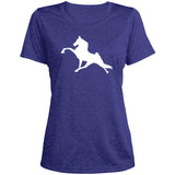 Tennessee Walking Horse Performance (WHITE) LST360 Ladies' Heather Scoop Neck Performance Tee