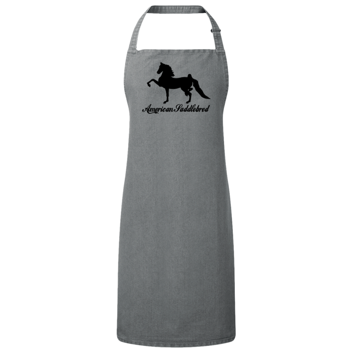 American Saddlebred 2 (black) RP150 Sustainable Unisex Bib Apron