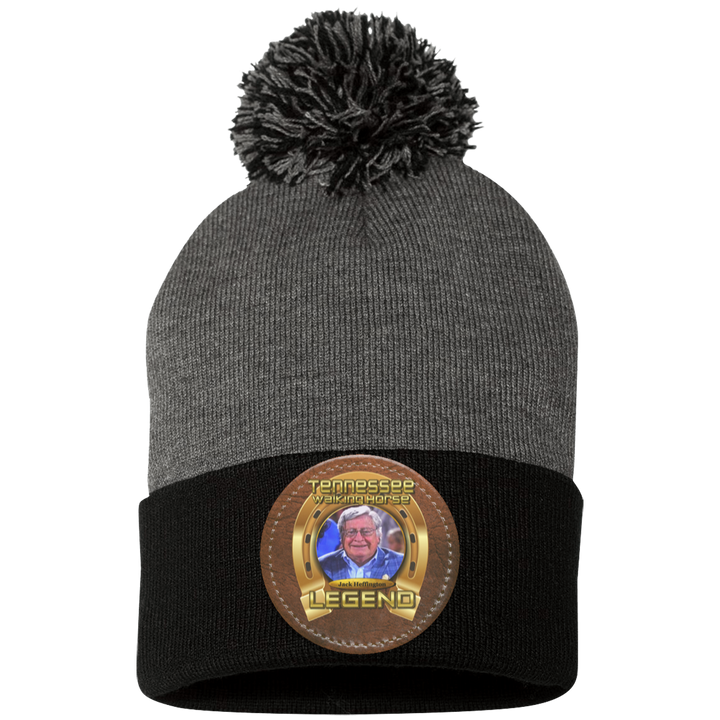 JACK HEFFINGTON (Legends Series) HAT SP15 Pom Pom Knit Cap - Patch