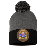 JACK HEFFINGTON (Legends Series) HAT SP15 Pom Pom Knit Cap - Patch