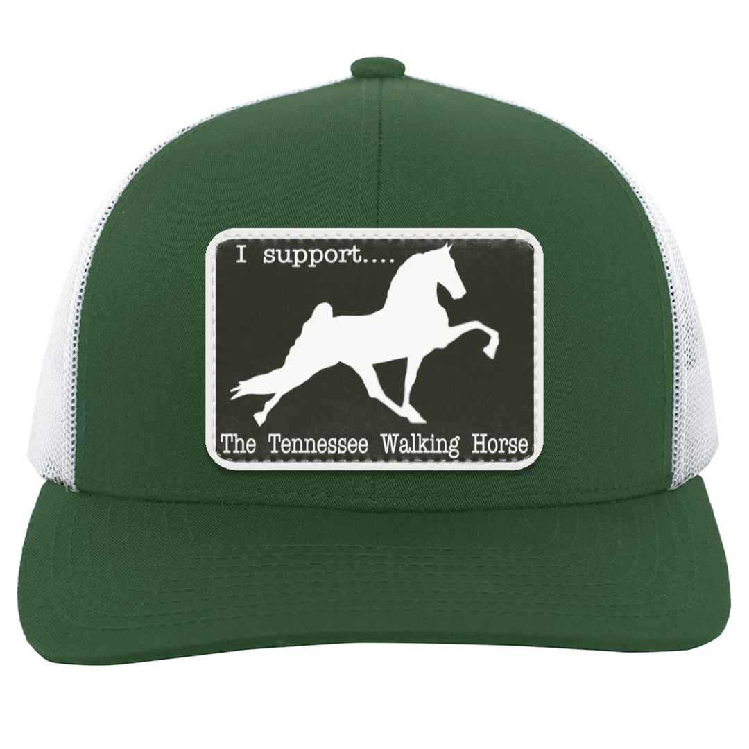 I SUPPORT THE TWH -RECTANGLE 104C Trucker Snap Back - Patch