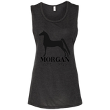 MORGAN STYLE 1 4HORSE B8803 Ladies' Flowy Muscle Tank