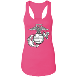 USMC EGA Symbol NL1533 Ladies Ideal Racerback Tank