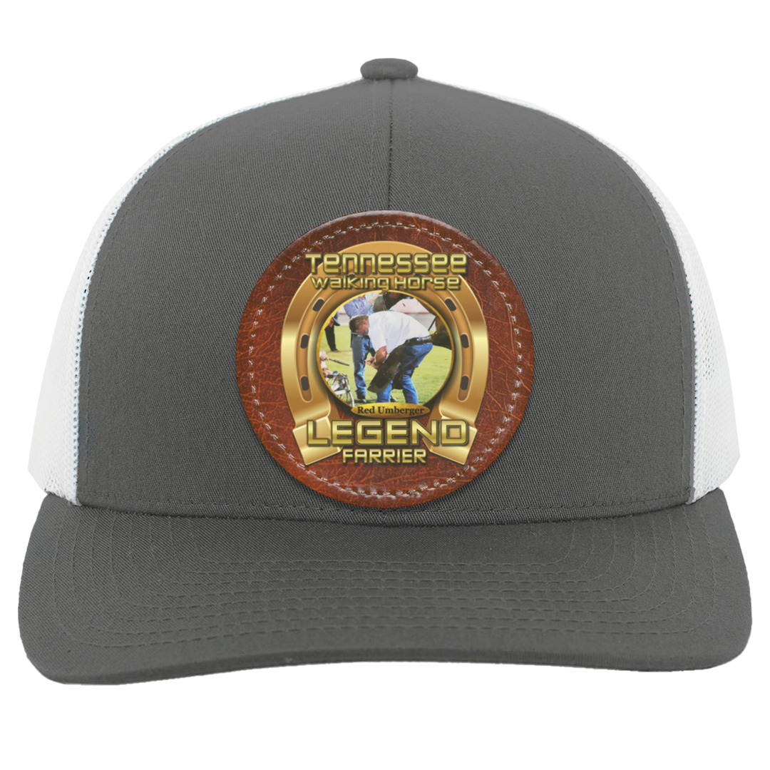 RED UMBERGER (TWH LEGENDS) HAT 104C Trucker Snap Back - Patch