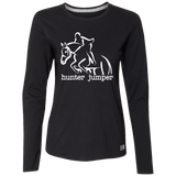 HUNTER JUMPER STYLE 1 (WHITE) 4HORSE 64LTTX Ladies’ Essential Dri-Power Long Sleeve Tee