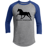 Tennessee Walker (black) 4HORSE T200 3/4 Raglan Sleeve Shirt