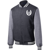 MANES RANCH (white) ST270 Fleece Letterman Jacket