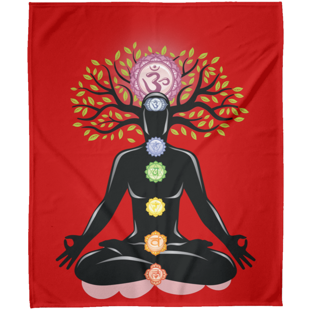 CHAKRAS PLUSH BLANKET (12 STYLES AND SIZES)