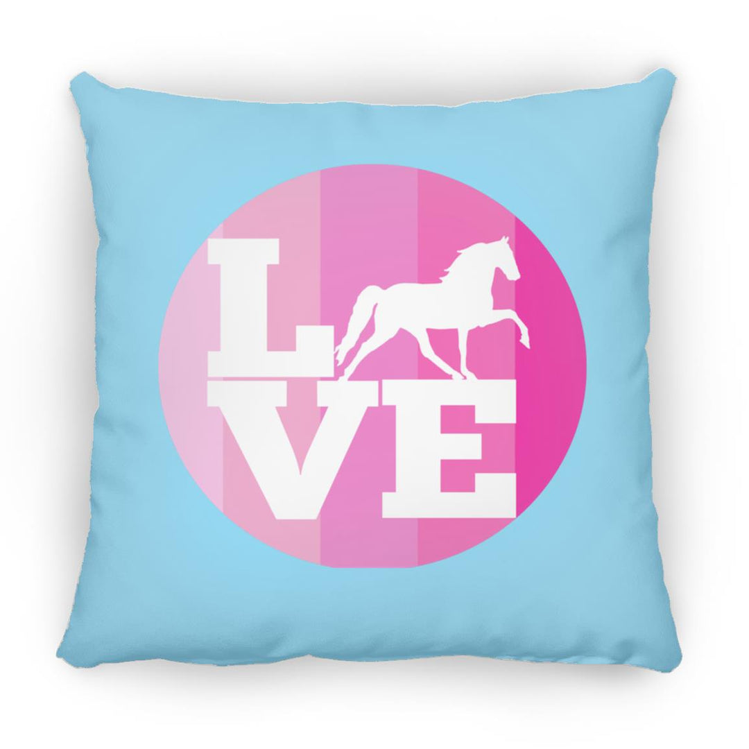 LOVE TWH PLEASURE SHADES OF PINK ZP14 Small Square Pillow