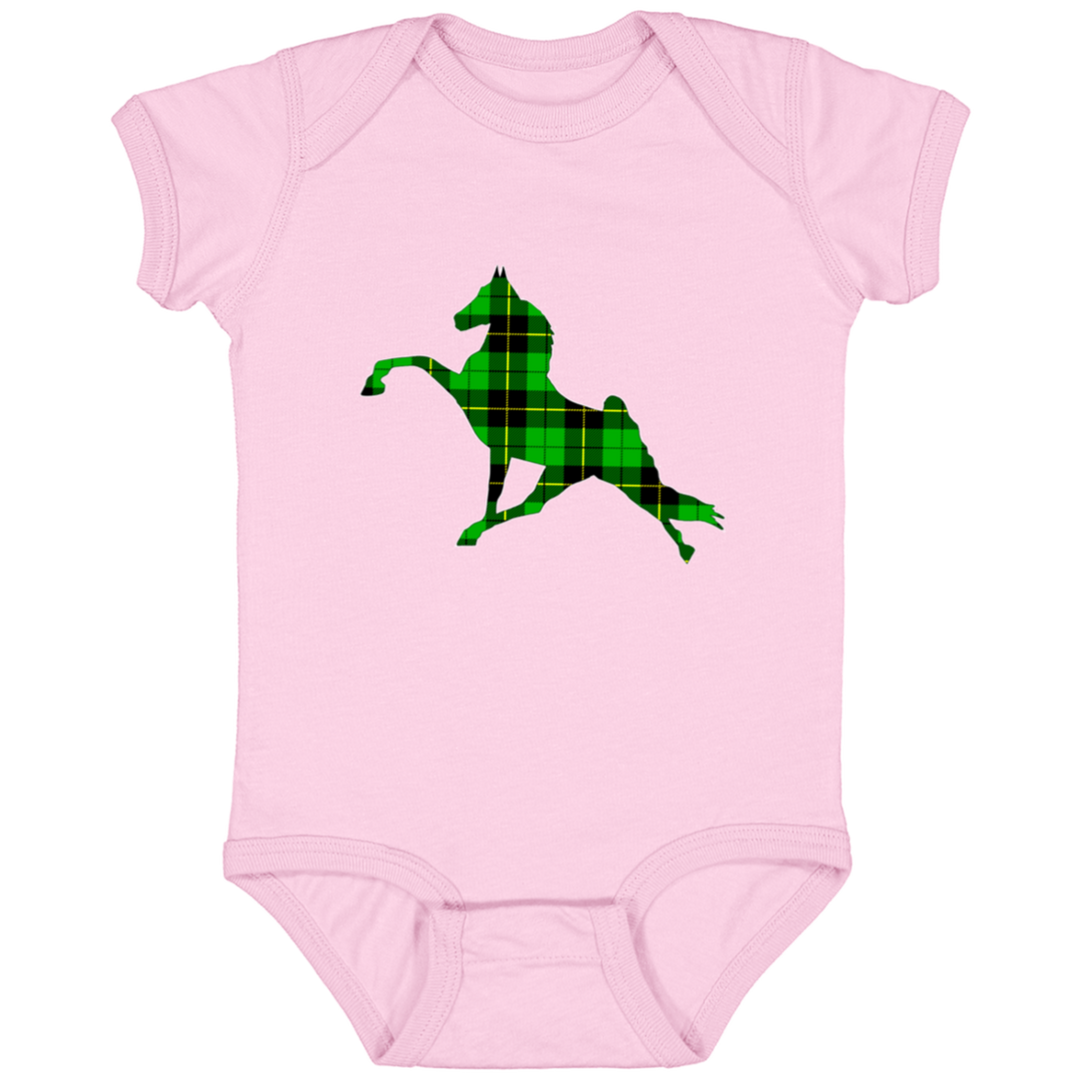TWHGREENPLAIDFINAL 4424 Infant Fine Jersey Bodysuit