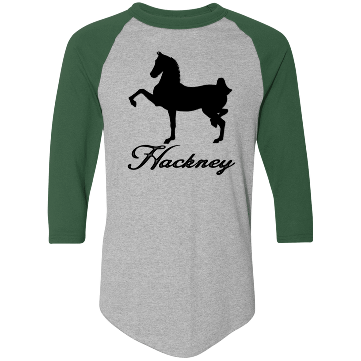 HACKNEY DESIGN 1 (black) 4HORSE 4420 Colorblock Raglan Jersey