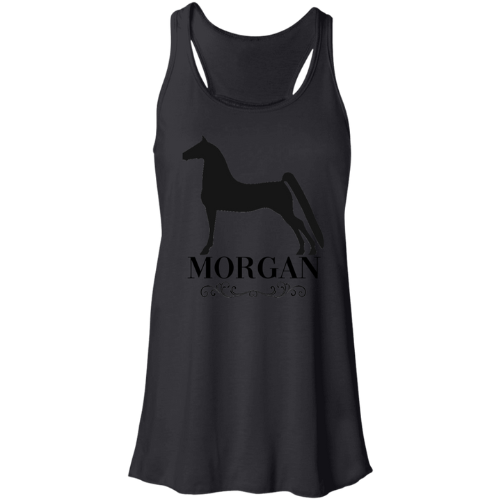 MORGAN STYLE 1 4HORSE B8800 Flowy Racerback Tank