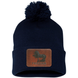 FRIESIAN ON LEATHER SP15 Pom Pom Knit Cap - Patch