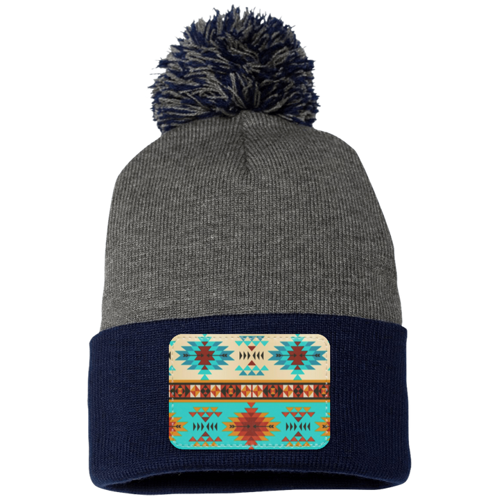DUTTON RANCH 1 SP15 Pom Pom Knit Cap - Patch