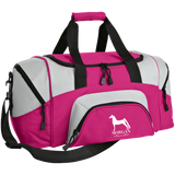 MORGAN STYLE 1 (WHITE) 4HORSE BG99 Colorblock Sport Duffel