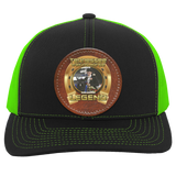 BLAISE BROCCARD (Legends Series) Round Leather Patch 104C Trucker Snap Back - Patch