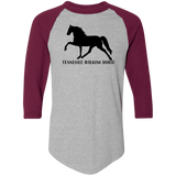 Tennessee Walker (black) 4HORSE 4420 Colorblock Raglan Jersey
