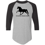Tennessee Walker (black) 4HORSE 4420 Colorblock Raglan Jersey