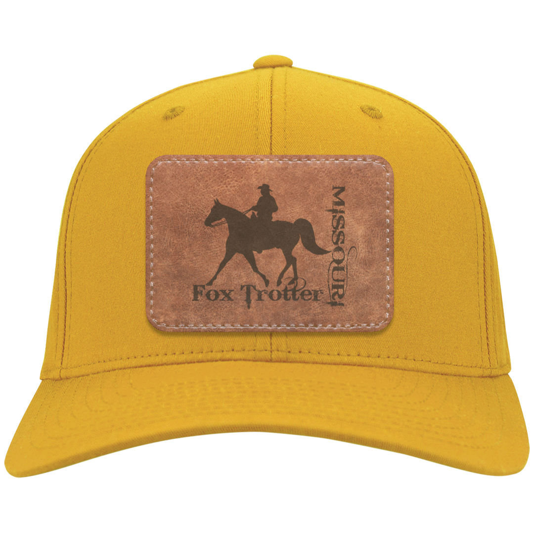 MISSOURI FOX TROTTER ON LEATHER CP80 Twill Cap - Patch