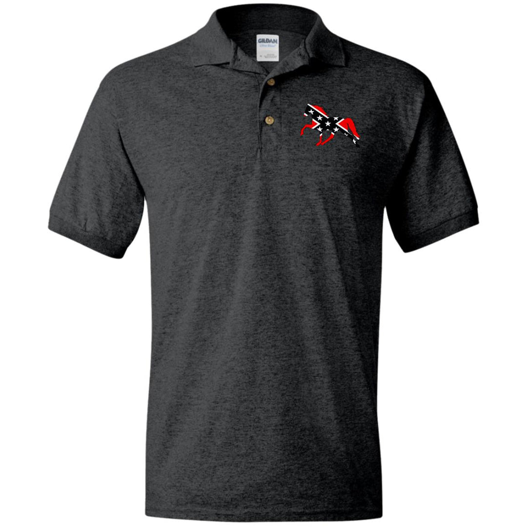 Rebel on the Rail Tennessee Walking Horse Pleasure G880 Jersey Polo Shirt