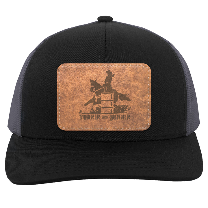 TURNIN AND BURNIN ON LEATHER 104C Trucker Snap Back - Patch