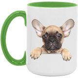 FRENCHIE PUPPY 21 AM15OZ 15oz. Accent Mug