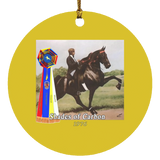 WGC SHADES OF CARBON SUBORNC Circle Ornament