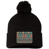 AZTEC 1 SP15 Pom Pom Knit Cap - Patch