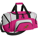 TENNESSEE WALKING HORSE DESIGN 3 JMD (RED PLAID) BG99 Colorblock Sport Duffel