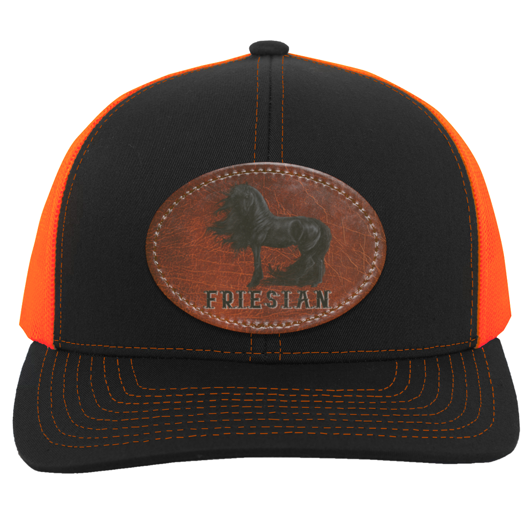 FRIESIAN ON LEATHER 104C Trucker Snap Back - Patch