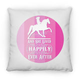 SHE LIVED HAPPILY TWH PLEASURE SHADES OF PINK ZP16 Medium Square Pillow