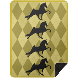 TWH PERFORMANCE ARGLE BLANKET BSHL Premium Black Sherpa Blanket 60x80