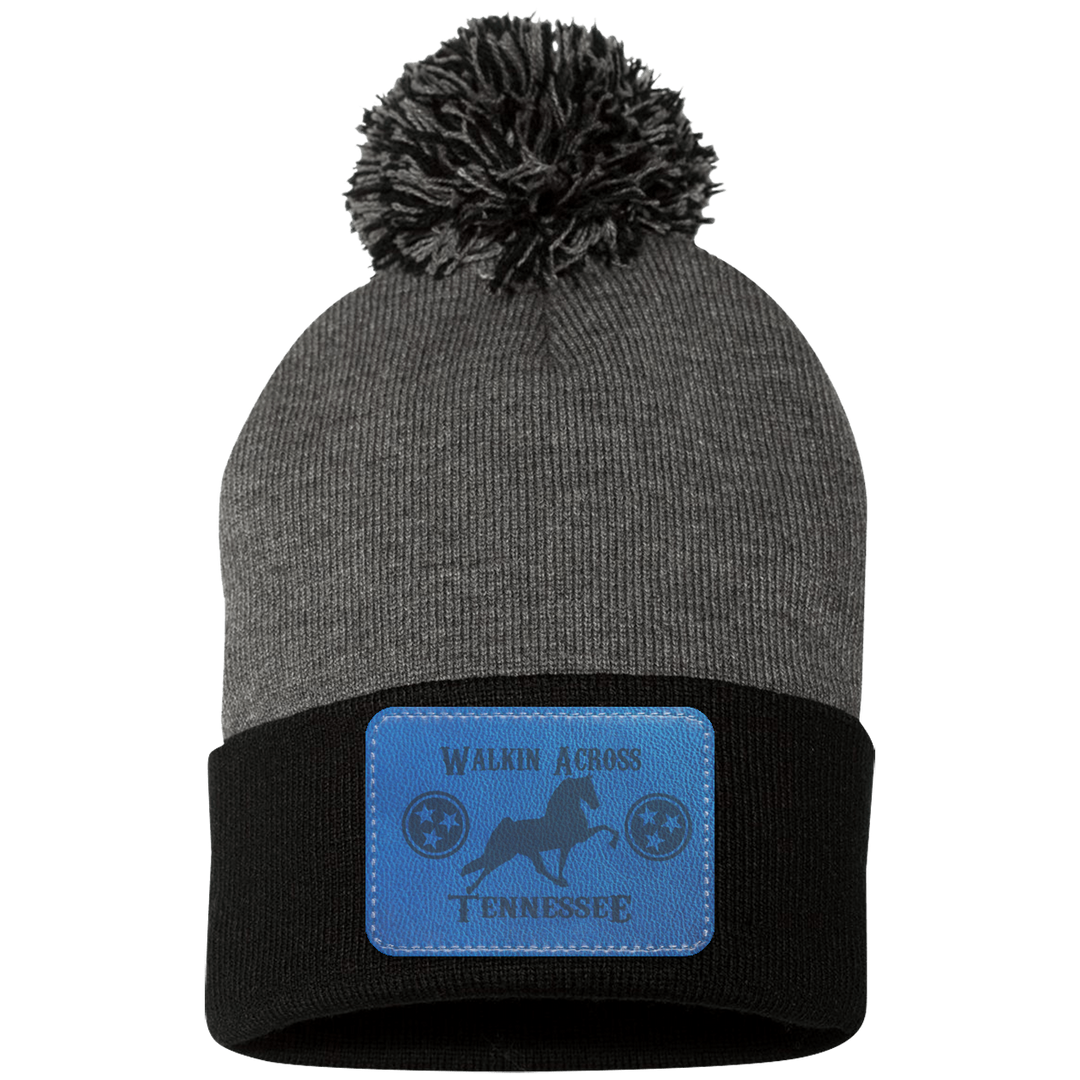 WALKIN ACROSS TENNESSEE TWH SP15 Pom Pom Knit Cap - Patch