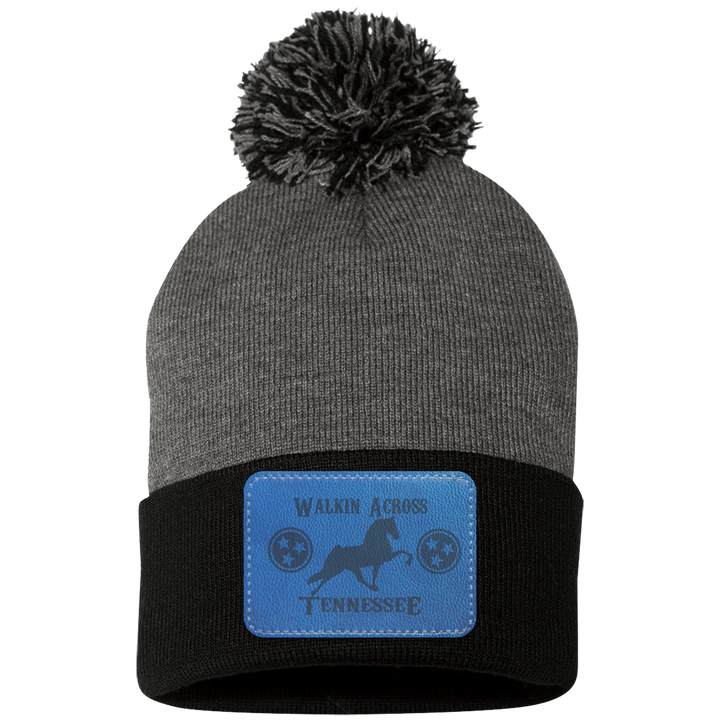 WALKIN ACROSS TENNESSEE TWH SP15 Pom Pom Knit Cap - Patch