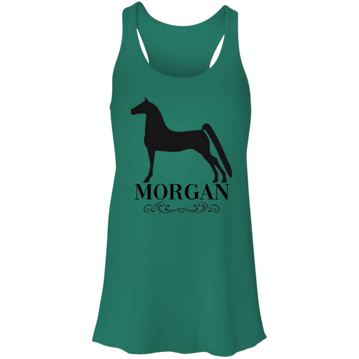 MORGAN STYLE 1 4HORSE B8800 Flowy Racerback Tank
