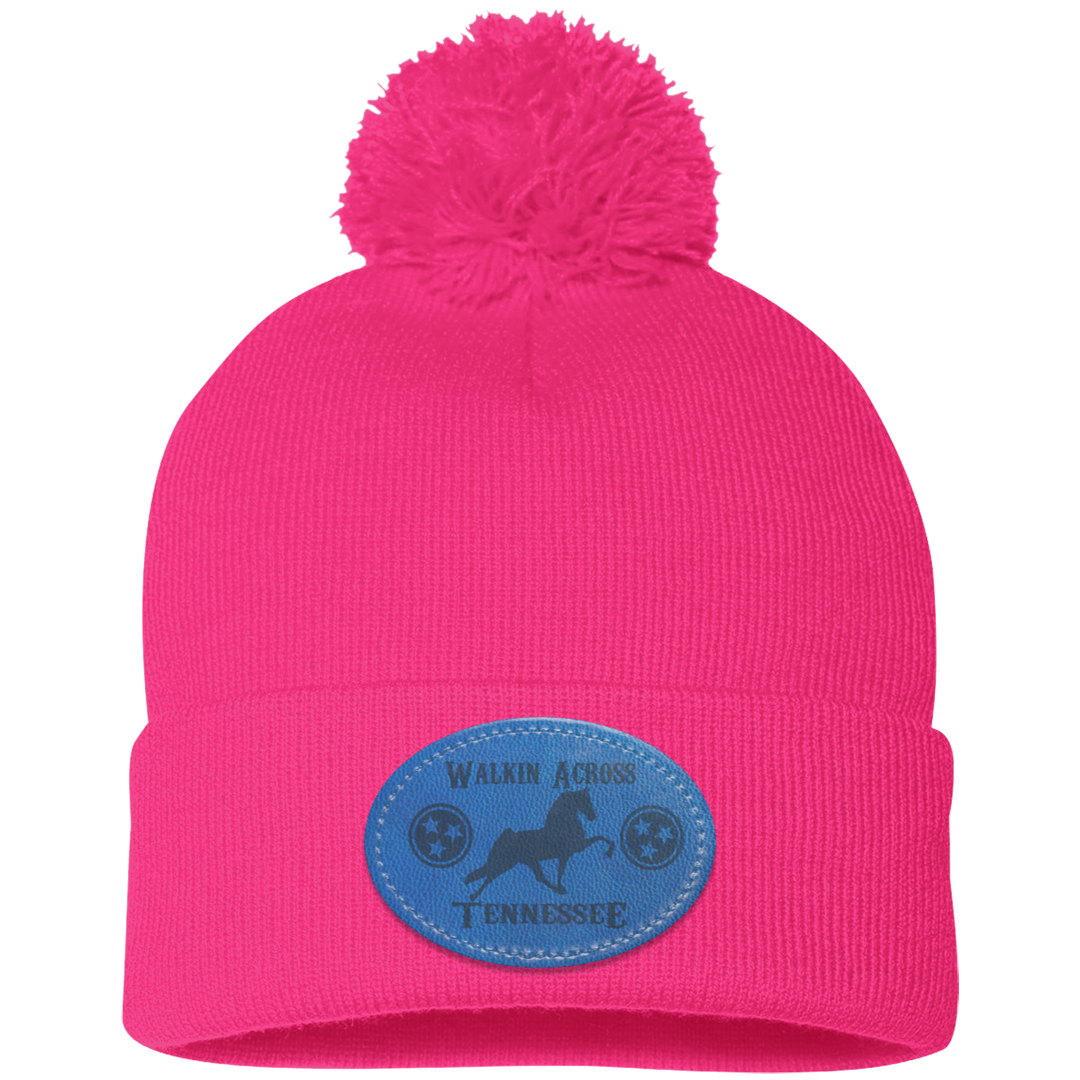 WALKIN ACROSS TENNESSEE TWH SP15 Pom Pom Knit Cap - Patch