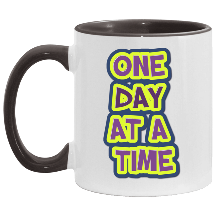 ONE DAY AT A TIME (RECOVERY) AM11OZ 11 oz. Accent Mug
