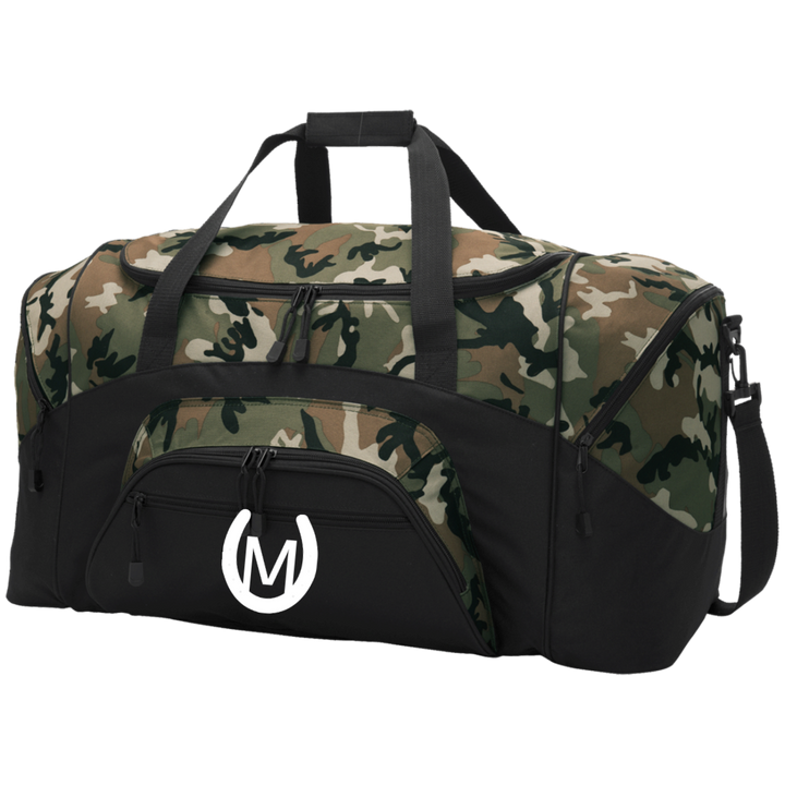 MANES RANCH (white) BG99 Colorblock Sport Duffel