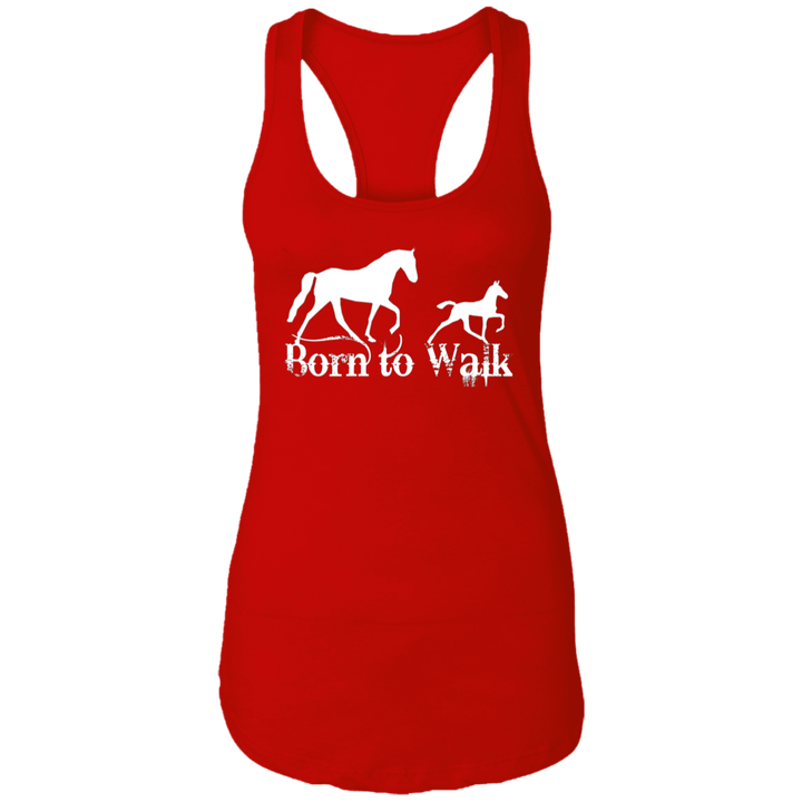 BORN TO WALK NL1533 Ladies Ideal Racerback Tank