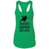 HAPPILY EVER AFTER (TWH Performance) Blk NL1533 Ladies Ideal Racerback Tank