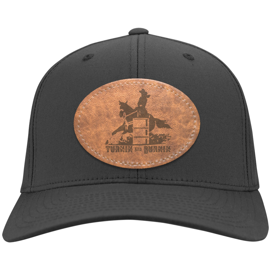 TURNIN AND BURNIN ON LEATHER CP80 Twill Cap - Patch