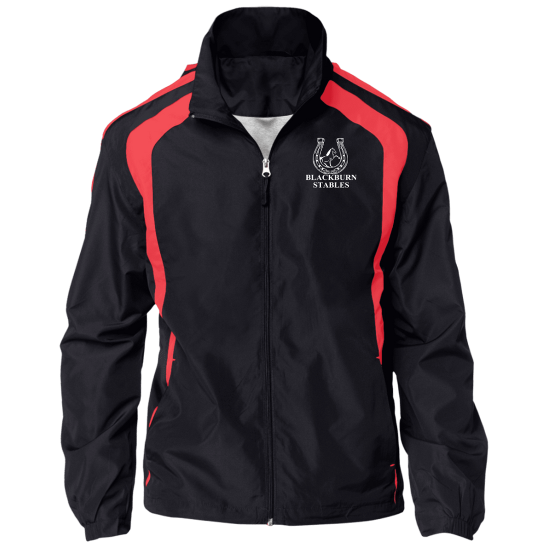 BLACKBURN STABLES (WHITE) JST60 Jersey-Lined Raglan Jacket