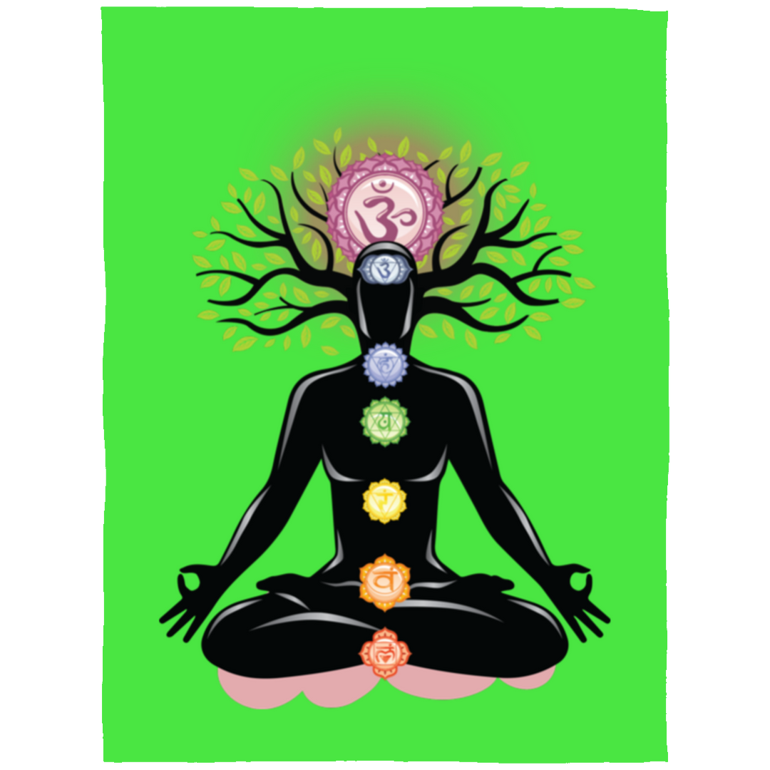 CHAKRAS PLUSH BLANKET (12 STYLES AND SIZES)