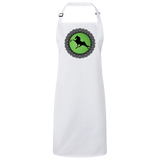 Tennessee Walking Horse  PERFORMANCE LIME GREEN BLACK LACE RP150 Sustainable Unisex Bib Apron