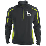 Morgan ST851 Men/Women's Sport Wicking Colorblock 1/2 Zip