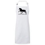 Tennessee Walker (black) 4HORSE RP150 Sustainable Unisex Bib Apron