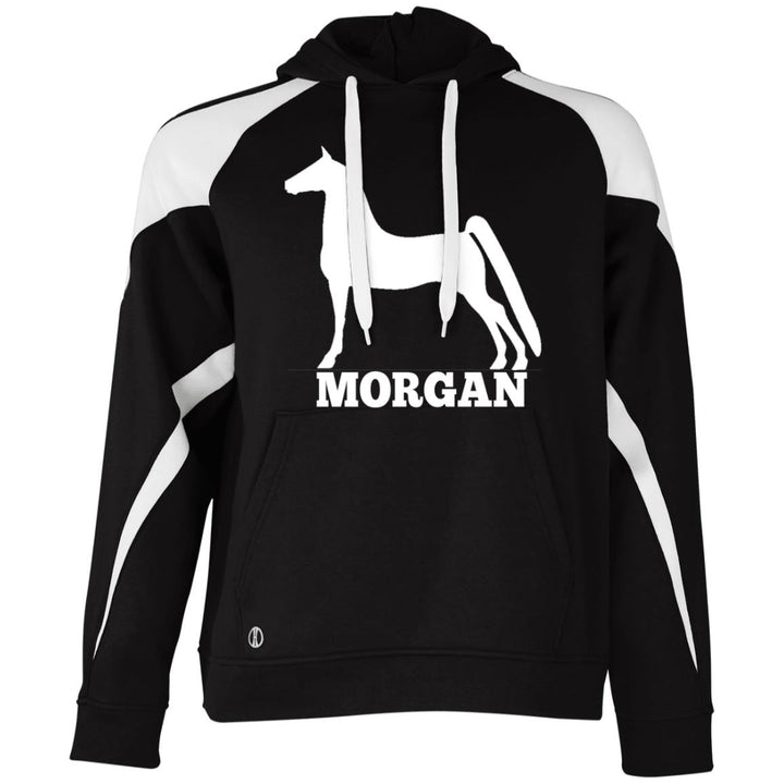 Morgan 229546 Athletic Colorblock Fleece Hoodie