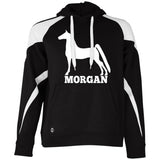 Morgan 229546 Athletic Colorblock Fleece Hoodie